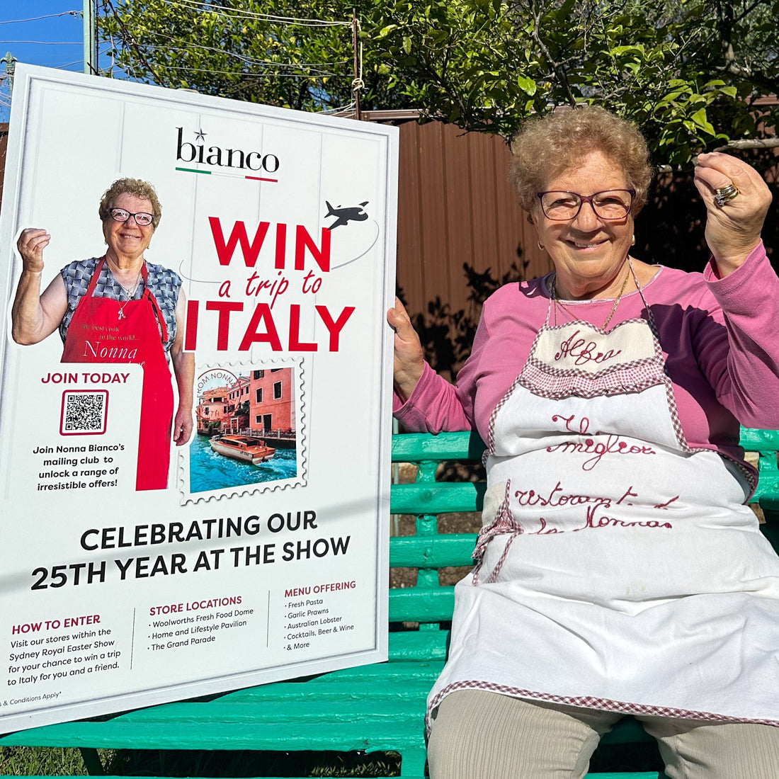 Win a Trip to Italy!